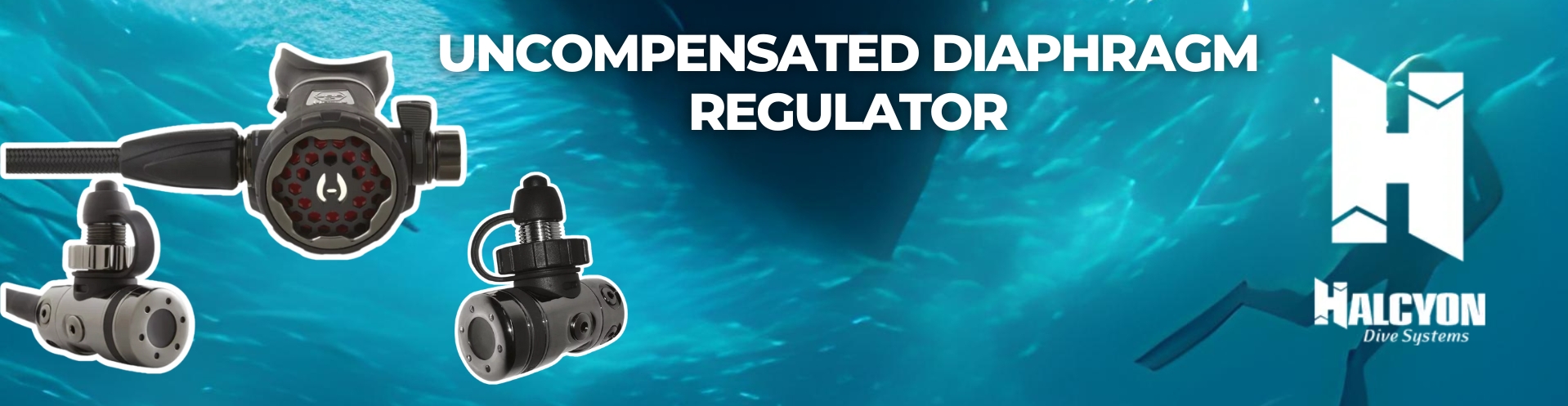 Uncompensated diaphragm regulator halcyon